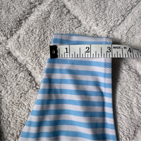 J. Crew Factory | Striped V-Neck One Piece Swimsuit | Size Extra Small - Picture 11 of 12